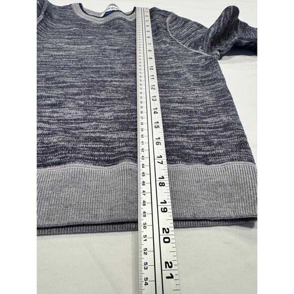Dylan Gray Boys Wool Blend Pullover Sweater L Heathered Gray Knit Crew Neck - Picture 8 of 9